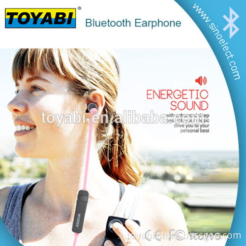 Wireless sport Headset Wireless Bluetooth earphones Noise Cancelling Headphones built in Mic for hand-free talking